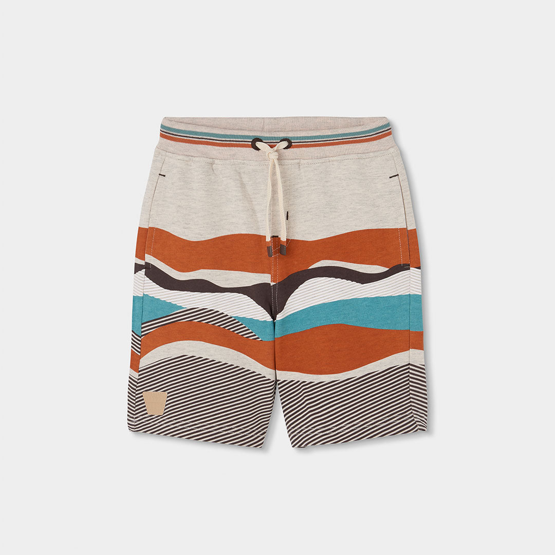 Bermuda from the Children's Clothing Line Boboli, made of lightweight fleece with an elastic band...