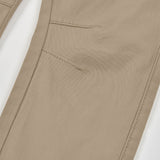 Elastic gabardine trousers
