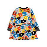 Vestito di felpa fiori - BOBOLI - Sesso: Bambina - Colore: uni - Stagione: Autunno-Inverno