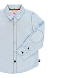 Camicia con gomitiera - BOBOLI - Colore: uni - Stagione: Autunno-Inverno