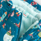 Teddy suit technical printed fabric