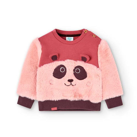 Fleece sweatshirt for girl
