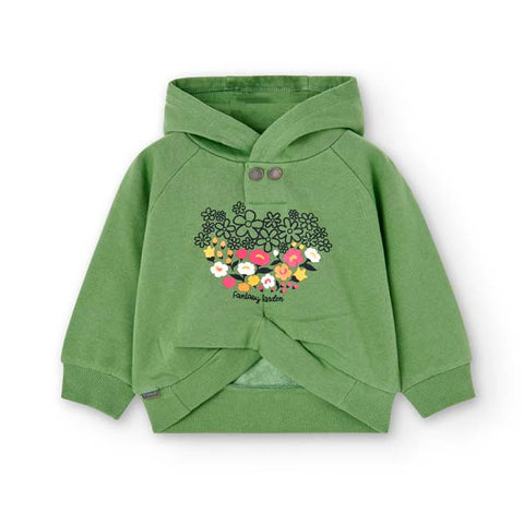 Fleece sweatshirt for girl