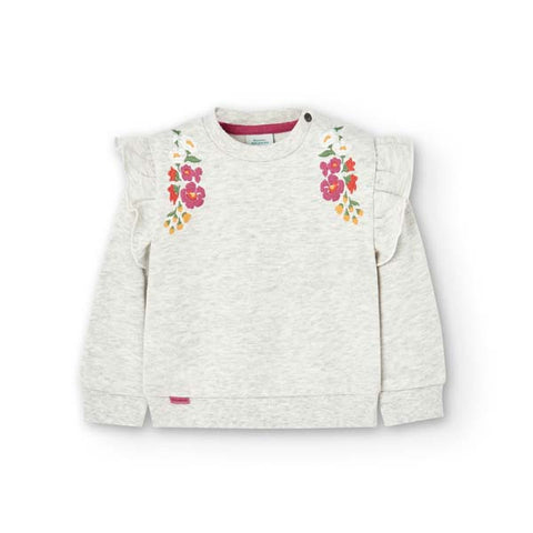 Fleece sweatshirt for girl