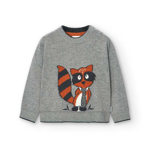 Knitted sweater for baby