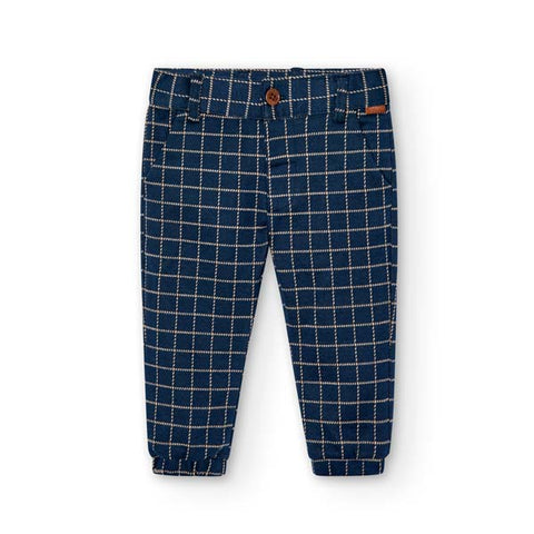 Checked pants for boys