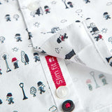 Oxford long sleeve shirt for babies