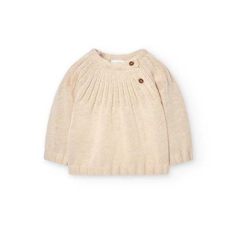 Knit sweater for babies