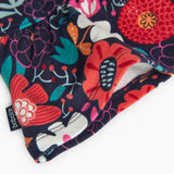 Fleece jacket with flowers for girl