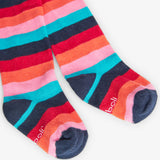 Striped tights for girls