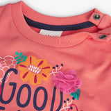 Vestito di felpa combinato - BOBOLI - Sesso: Bambina - Colore: uni - Stagione: Autunno-Inverno