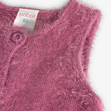 Knitted vest for girl
