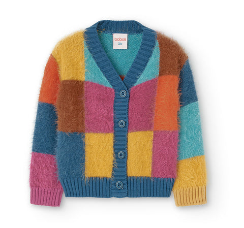 Giacchetta tricot - BOBOLI - Sesso: Bambina - Colore: uni - Stagione: Autunno-Inverno