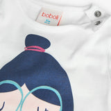 Maglietta jersey basic - BOBOLI - Sesso: Bambina - Colore: Bianco - Stagione: Autunno-Inverno