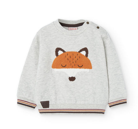 Fleece sweatshirt for baby boy