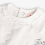 Elastic jersey T-shirt