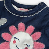 Knitted dress for girl