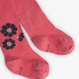 Floral tights for girls