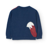 Knitted sweater for baby