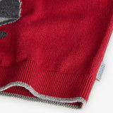 Knitted sweater for baby