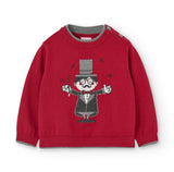 Knitted sweater for baby