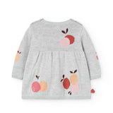 Vestito in maglia - BOBOLI - Sesso: Bambina - Colore: Grigio - Stagione: Autunno-Inverno
