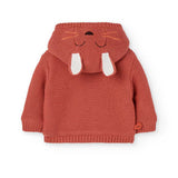 Giacchetta tricot - BOBOLI - Sesso: Unisex - Colore: Arancione - Stagione: Autunno-Inverno