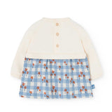 Combined sweatshirt dress for babies - BCI
