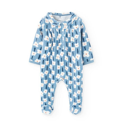 Tutina ciniglia - BOBOLI - Sesso: Bambina - Colore: Celeste - Stagione: Autunno-Inverno