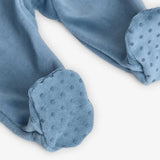 Tutina ciniglia bicolore - BOBOLI - Colore: Celeste - Stagione: Autunno-Inverno