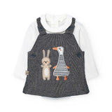 Completo 2 pezzi - BOBOLI - Sesso: Bambina - Colore: Grigio - Stagione: Autunno-Inverno