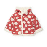 Patterned jacket for infants