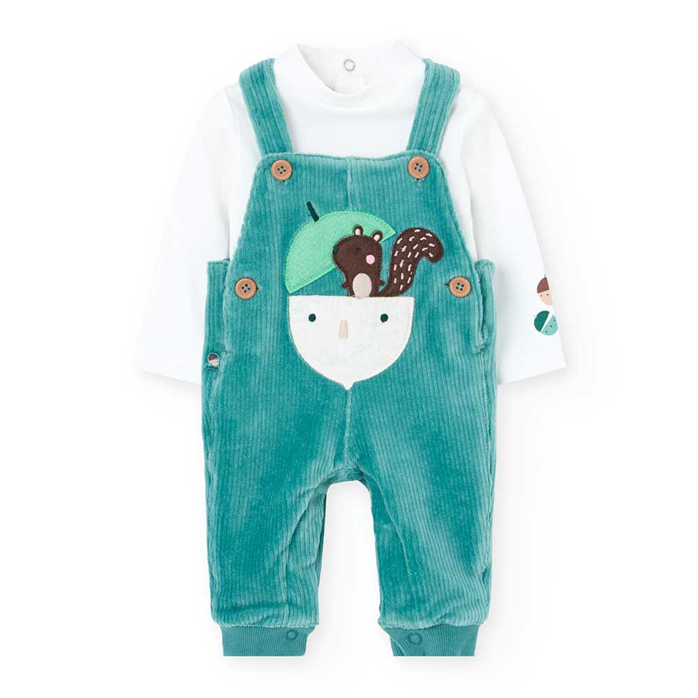 Composition: Bodysuit:100%cotton Pants:60%cotton 38%polyester 2%elastane Coating:100%cotton
Washi...