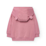 Felpa felpata - BOBOLI - Sesso: Bambina - Colore: Rosa - Stagione: Autunno-Inverno