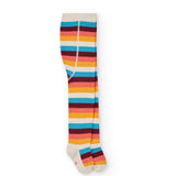 Calzamaglia a righe - BOBOLI - Sesso: Bambina - Colore: Beige - Stagione: Autunno-Inverno
