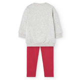 Completo due pezzi - BOBOLI - Sesso: Bambina - Colore: Arancione - Stagione: Autunno-Inverno