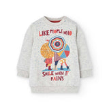 Completo due pezzi - BOBOLI - Sesso: Bambina - Colore: Arancione - Stagione: Autunno-Inverno