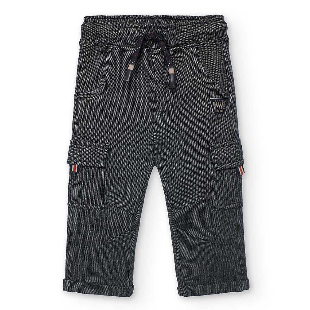 Pants from the Children's Clothing Line Boboli, with a cargo model featuring side pockets and dra...