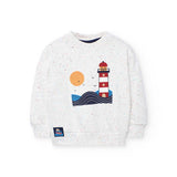 Felpa felpata - BOBOLI - Colore: Bianco - Stagione: Autunno-Inverno