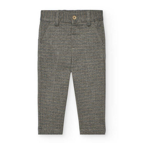 Pantaloni quadri - BOBOLI - Colore: Grigio - Stagione: Autunno-Inverno