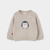MAGLIA CON PINGUINO E PANTALONI