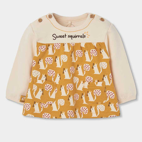 VESTITO FELPA STAMPATO
