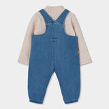 SALOPETTE JEANS CON MAGLIA