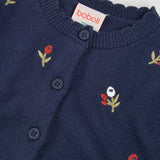 CARDIGAN CORTO RICAMATO