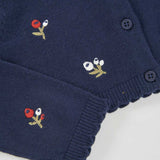 CARDIGAN CORTO RICAMATO