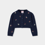 CARDIGAN CORTO RICAMATO