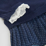 VESTITO MAGLIA CON PUNTO IN MAGLIA