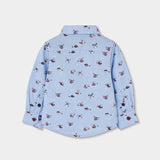 CAMICIA OXFORD STAMPA ELICOTTERI
