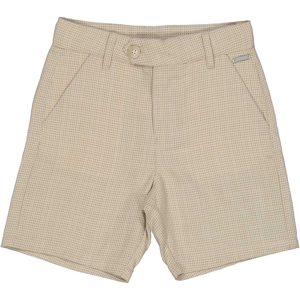 
Bermuda shorts from the Trybeyond children's clothing line, with a classic cut and micro-check p...