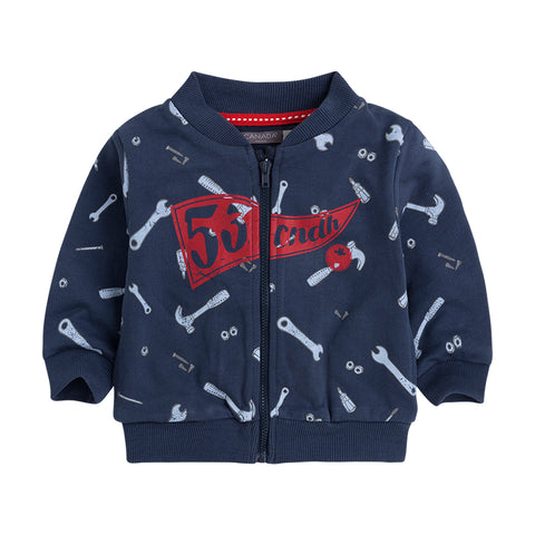 SUDADERA BBTOOLS - CANADA HOUSE - Colore: Blu - Stagione: Autunno-Inverno